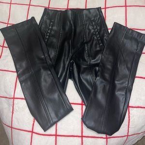 ASOS Leather pants (brand: Stradivarius), size US 2.